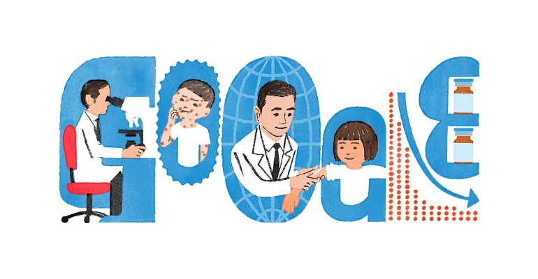 Doodle homenageia o virologista Dr. Michiaki Takahashi