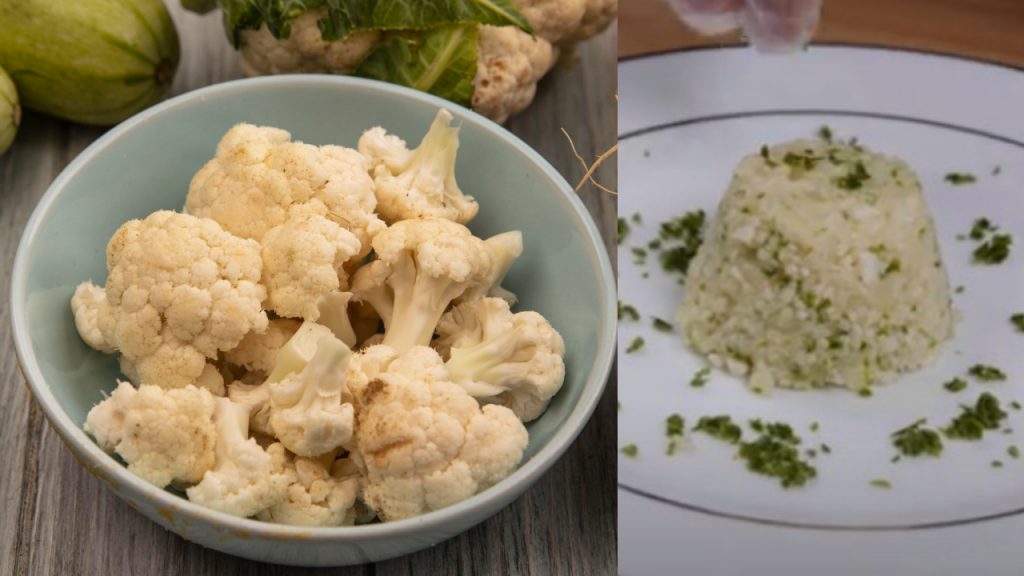 Receita de arroz de couve-flor: aspecto e sabor ficam semelhantes ao arroz tradicional