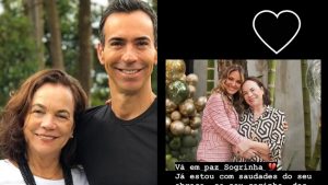 Morre mãe do jornalista César Tralli e Ticiane Pinheiro faz homenagem
