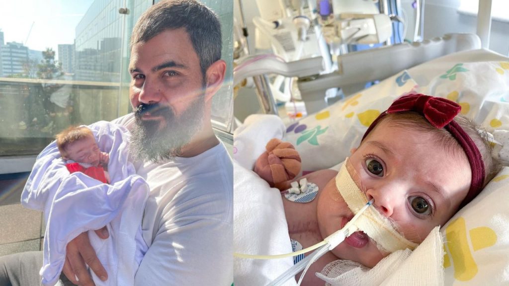 Juliano Cazarré celebra 5 meses de Maria Guilhermina e agradece: "Obrigado, Jesus"