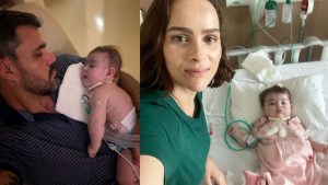 Filha mais nova de Juliano Cazarré tem alta de hospital: "Sua vida é todo um milagre"