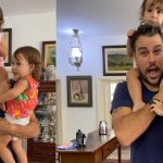 Em família: Joaquim Lopes compartilha registro de momento divertido com as filhas
