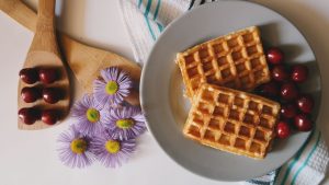 Nutricionista ensina como fazer waffle de liquidificador