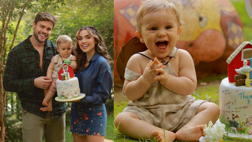 "Fase muito especial": Paula Amorim e Breno Simões comemoram 9 meses do filho