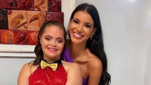 No Dia Mundial da Síndrome de Down, Jakelyne Oliveira homenageia a irmã