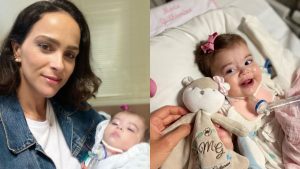Letícia Cazarré dá detalhes de cuidados com a filha em casa: "Muda uma vez por semana"