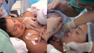 Viih Tube compartilha vídeo do parto da filha, Lua: "Um amor novo, o maior do mundo"