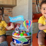 "Amor que só aumenta", diz Viviane Araújo ao comemorar 8 meses do filho, Joaquim