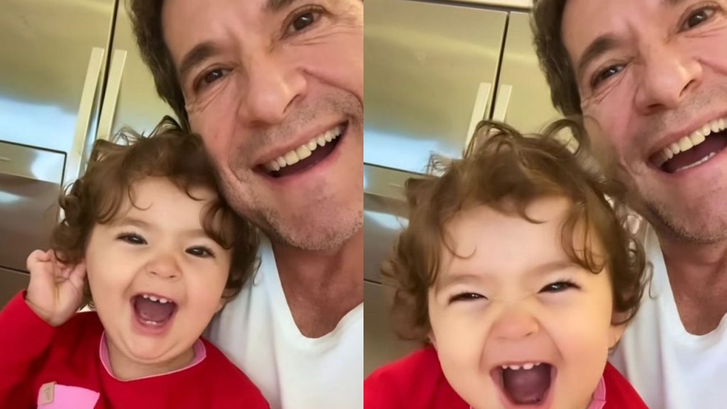 Daniel mostra filha caçula gargalhando; confira o vídeo