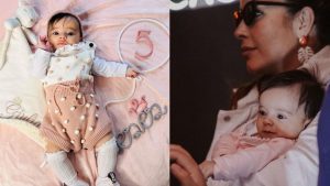 Renata Domínguez comemora 5 meses da filha, Giulia: "Presente de Deus"
