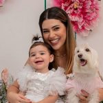 Vivian Amorim revela problema de pele da filha: "Mesmo dodoi ela encontra disposição para brincar um pouquinho"